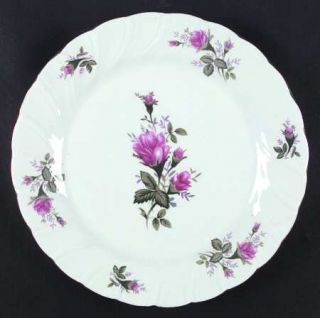 Lynns China Victorian Rose Dinner Plate, Fine China Dinnerware   Noble, Moss R