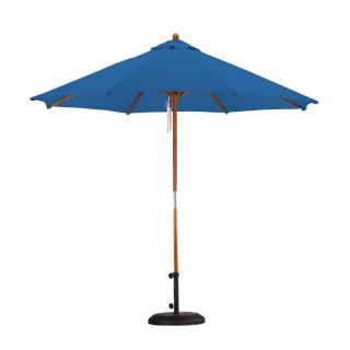 California Umbrella 9 ft. Wood Polyester Market Umbrella Taupe   SOW908 P19