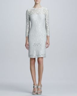 Lace Tiered Cocktail Dress   Kay Unger New York