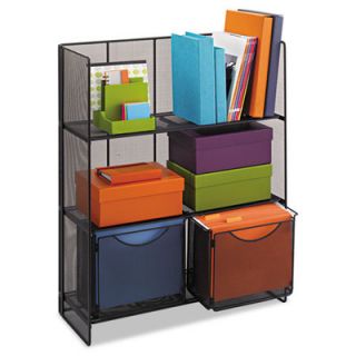 Safco Products Onyx Mesh Fold Up Shelving SAF6240BL