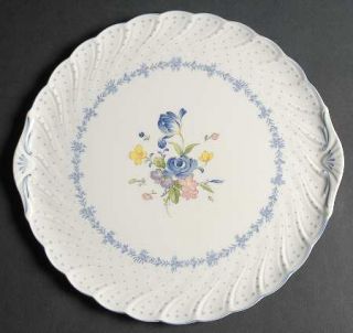 Nikko Blue Peony Party/Serving Plate, Fine China Dinnerware   Blossomtime, Flora