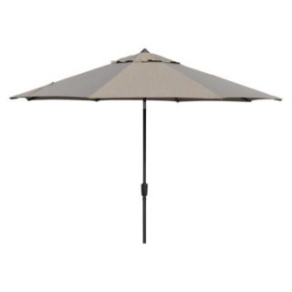 Smith & Hawken Push Tilt Patio Umbrella   Sand 10