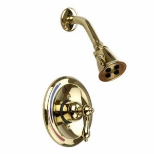 Dynasty Hardware DYN 5703 PB Vintage Shower Faucet With Lever