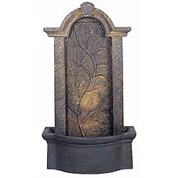 Nereus Outdoor Floor Fountain (Bronze heritage finish Design ClassicMaterials ResinInstallation requiredPortableBattery requiredNumber of pieces Two (2)Package contents Fountain, pump, spec sheet, instructions Dimensions 45 inches high x 25 inches le