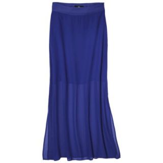 Mossimo Petites Maxi Skirt   Blue XXLP