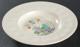 Wedgwood Montreal Rim Soup Bowl, Fine China Dinnerware   Wellesley, Multicolor F