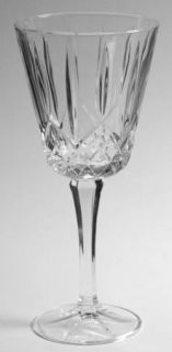 Block Crystal Olympic  (Square Bowl) Water Goblet   Square Bowl,Vertical &Criss