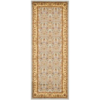 Lyndhurst Floral Motif Greyish Blue/ Ivory Runner (23 X 8) (BluePattern OrientalMeasures 0.375 inch thickTip We recommend the use of a non skid pad to keep the rug in place on smooth surfaces.All rug sizes are approximate. Due to the difference of monit