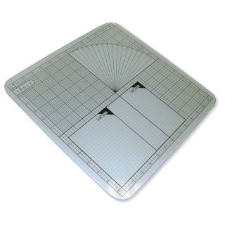 Tempered Glass Cutting Mat 12x12 Measuring Grid