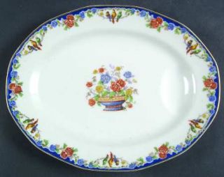 Haviland Garden Of Allah 11 Oval Serving Platter, Fine China Dinnerware   Theo,