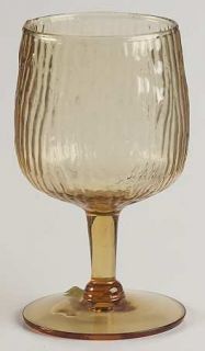 Morgantown Festival Amber Wine Glass   Stem #3000, Textured Design, Amber