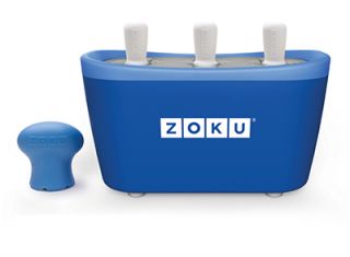 ZOKU Quick Pop Maker w/ 6 Sticks & 6 Drip Guards, Super Tool, Blue