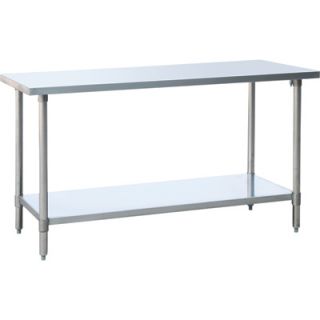 Roughneck Stainless Steel Work Table   72in.W x 24in.D x 35in.H