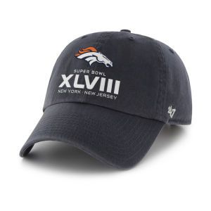 Denver Broncos 47 Brand NFL Super Bowl XLVIII ID Clean Up Cap