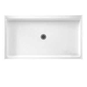 Swanstone SF03460MD.010 Universal 34 in. x 60 in. Solid Surface Single Threshold