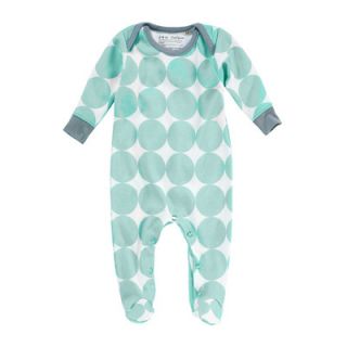 DwellStudio Dots Eggshell Boys Footie Playsuit LB900 25 18