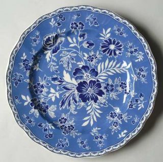 Johnson Brothers Devon Cottage Salad Plate, Fine China Dinnerware   Blue Flowers
