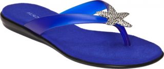 Womens Aerosoles Beach Chlub   Bright Blue Combo Ornamented Shoes