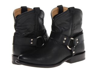 Frye Wyatt Harness Short Womens Boots (Black)