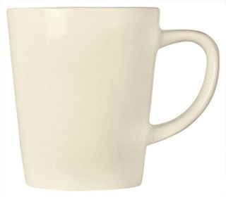 World Tableware 12 oz Mug   Ceramic, Cream White, 4 H