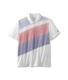 adidas Golf Kids CL Texture Print S/S Polo Boys Short Sleeve Pullover (Multi)
