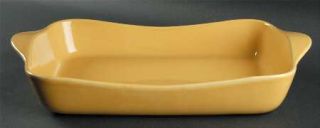 Mikasa Global Cuisine Yellow Lasagna, Fine China Dinnerware   All Yellow,Coupe,N
