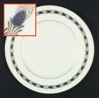 Lenox China Pinehurst Cobalt Blue Dinner Plate, Fine China Dinnerware   Cobalt B