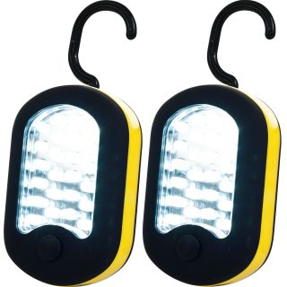 Stalwart 27 Led Magnetic Worklights (set Of 2) (Black, yellowSafety HooksMaterials PlasticDimensions 1.375 inches long x 3.75 inches wide x 2.375 inches highModel 72 WL72 2 )