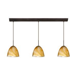 Besa Lighting BEL 3JV 4470HN LED BR Vila Pendant