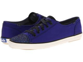 Keds Rally Glitter Toe Womens Lace up casual Shoes (Blue)