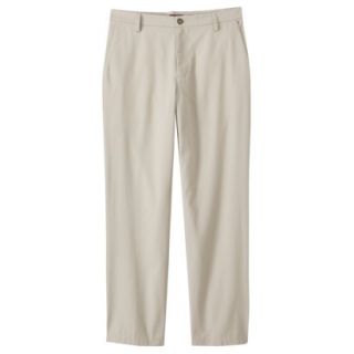 Merona Mens Ultimate Flat Front Pants   Oyster 40x32