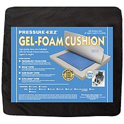 Hudson Pressure Eez Gel/ Foam 22 X 18 X 2 Inch Wheelchair Seat Cushion