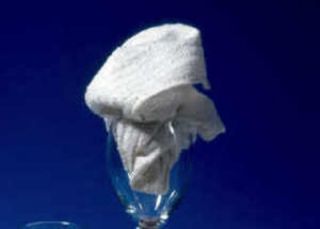 Intedge Wash Cloth Hot Towel, 11.5 x 12 in, White