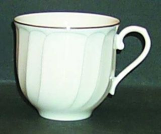 Mikasa Prelude Flat Cup, Fine China Dinnerware   Fine China, Dark Gray Swirls On