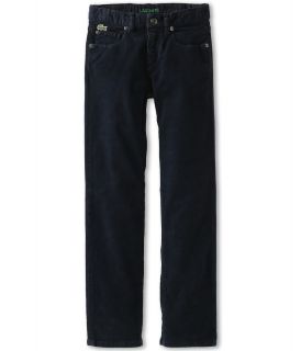 Lacoste Kids Boys 5 Pocket Corduroy Jean Boys Jeans (Black)