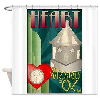  Wizard of Oz Tin Man Deco Poster Design Shower Cur  Use code FREECART at Checkout