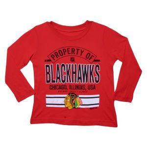 Chicago Blackhawks Reebok NHL Toddler Property Line Long Sleeve T Shirt