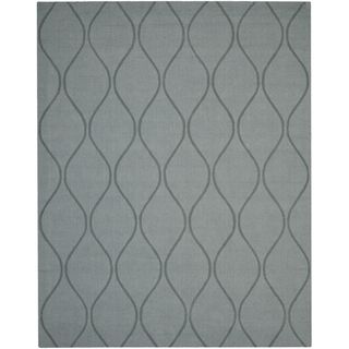 Safavieh Hand made Impressions Grey Wool Rug (83 X 11)