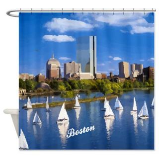  Boston Skyline Shower Curtain  Use code FREECART at Checkout