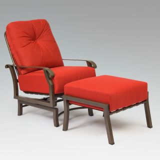Woodard Cortland Cushion Aluminum Spring Lounge Chair   4Z0465 30 77C SLF