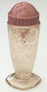 Jeannette Louisa Iridescent Shaker with Plastic Lid   Iridescent,Floragold Glass