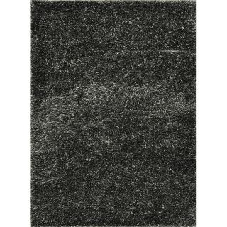 Seville Charcoal Shag Rug (76 X 96)