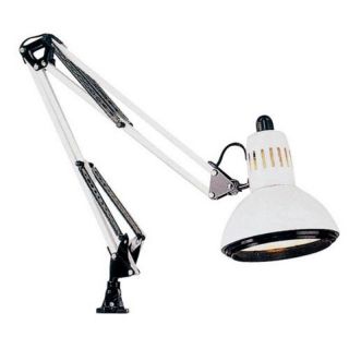 Alvin Swing Arm Lamp White Fixture   G2540 D