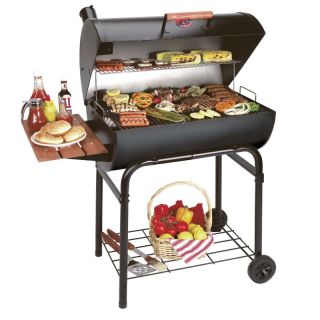 A and J Manufacturing LLC Char Griller Pro Deluxe Charcoal Grill Multicolor  