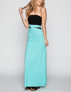 Tomboy Convertible Maxi Skirt Aqua In Sizes X Small, X Large, Large, Med
