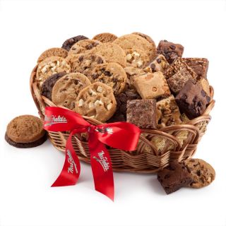 Mrs. Fields Brownie & Cookie Gift Basket   7EV305, 12 Cookies & 12 Brownies