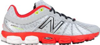 Mens New Balance M890v4   Red/Silver Running Shoes