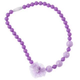 Cherokee Infant Toddler Girls Beaded Necklace   Purple