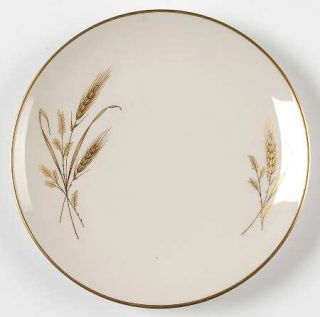 Fine Arts Golden Harvest Bread & Butter Plate, Fine China Dinnerware   Gold Whea