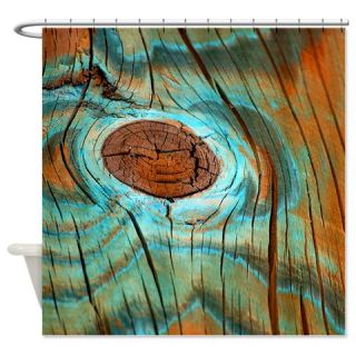  Colored Knothole Shower Curtain  Use code FREECART at Checkout